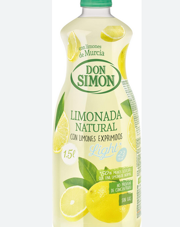 Limonada con edulcorantes